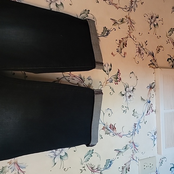 NYDJ NWT Plus Size 22W Dark Blue Denim Jeans. Boyfriend Cut Rolled Hem - Picture 7 of 8